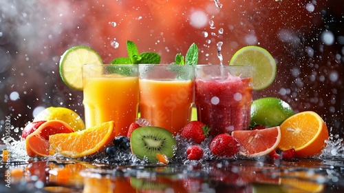 Fresh fruits juice