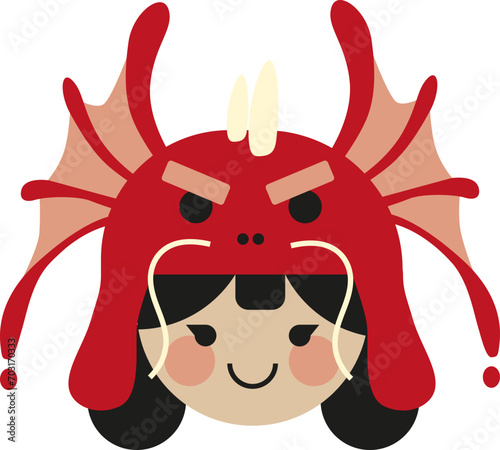little girl dragon hat