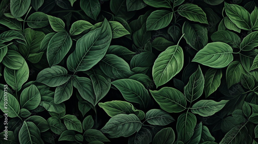 green leaves in the style of nature green leaves in the style of nature