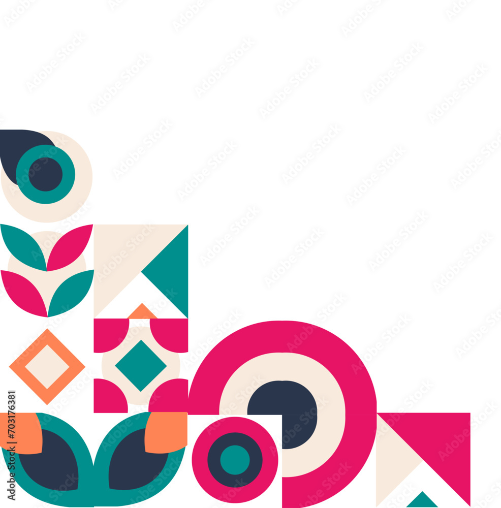 Mozaic Geometric Corner Mozaic Geometric Corner