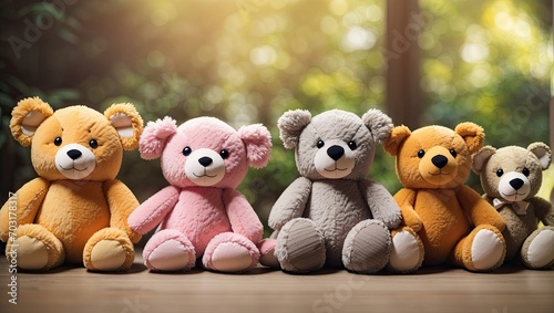 Collection of Stuffed Animals by Pogus Caesar - A Figurative Stock Photo © Famahobi