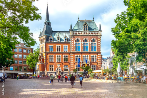 Old town hall on the Rathausplatz in Oldenburg, Germany