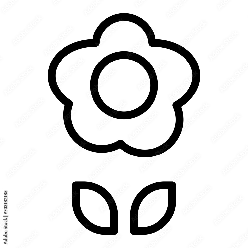 flower line icon flower line icon