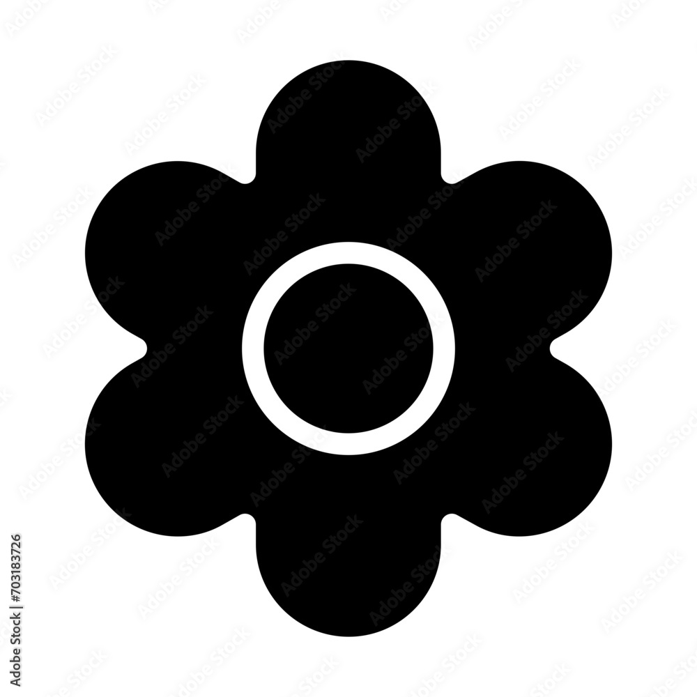 flower glyph icon flower glyph icon