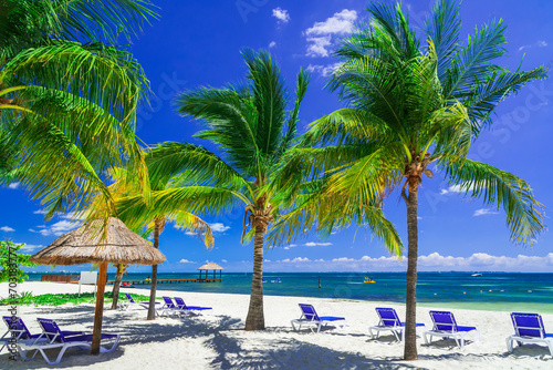 Cancun, Carribean Sea - Yucatan Peninsula in Mexico, Central America.