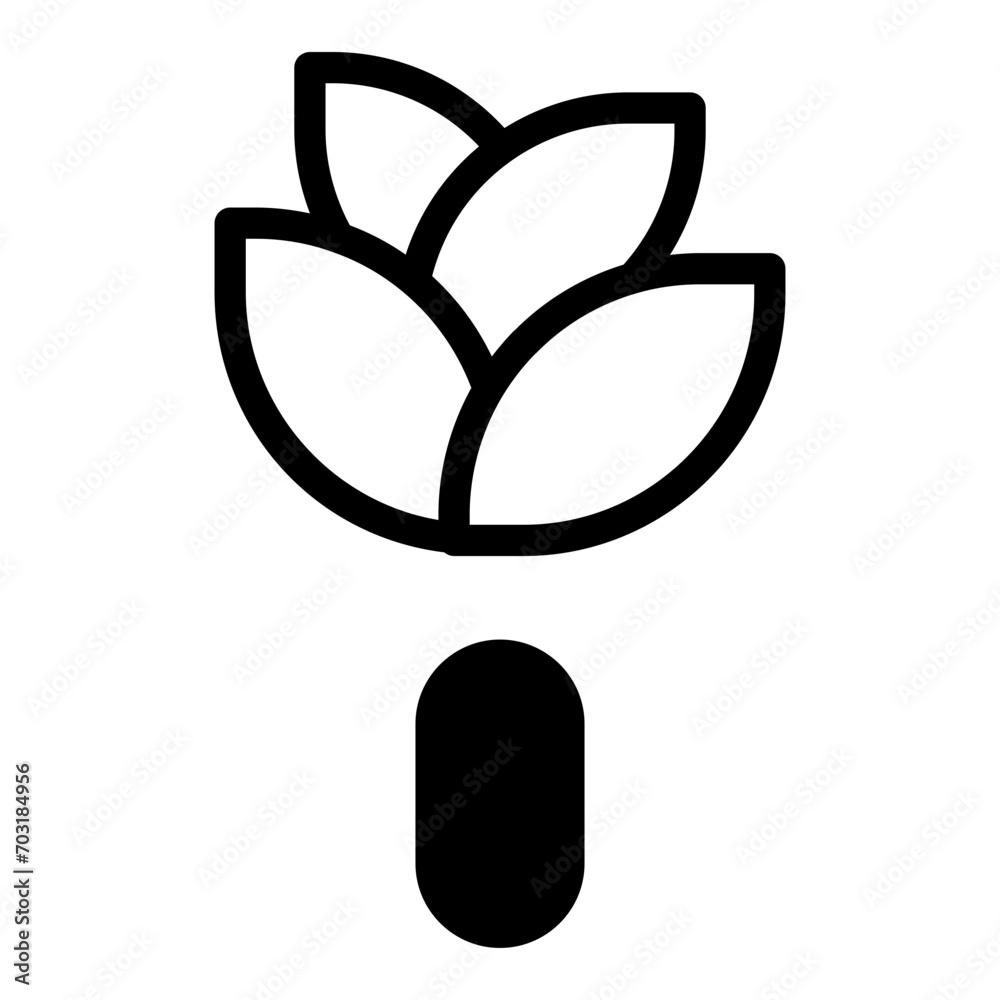 flower dualtone icon