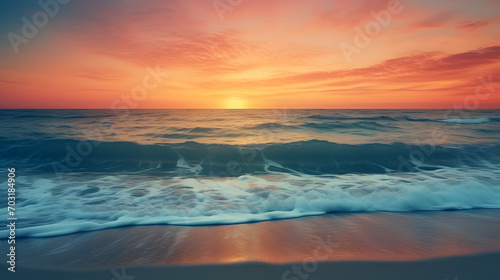 sunset over the sea © CreativeBB
