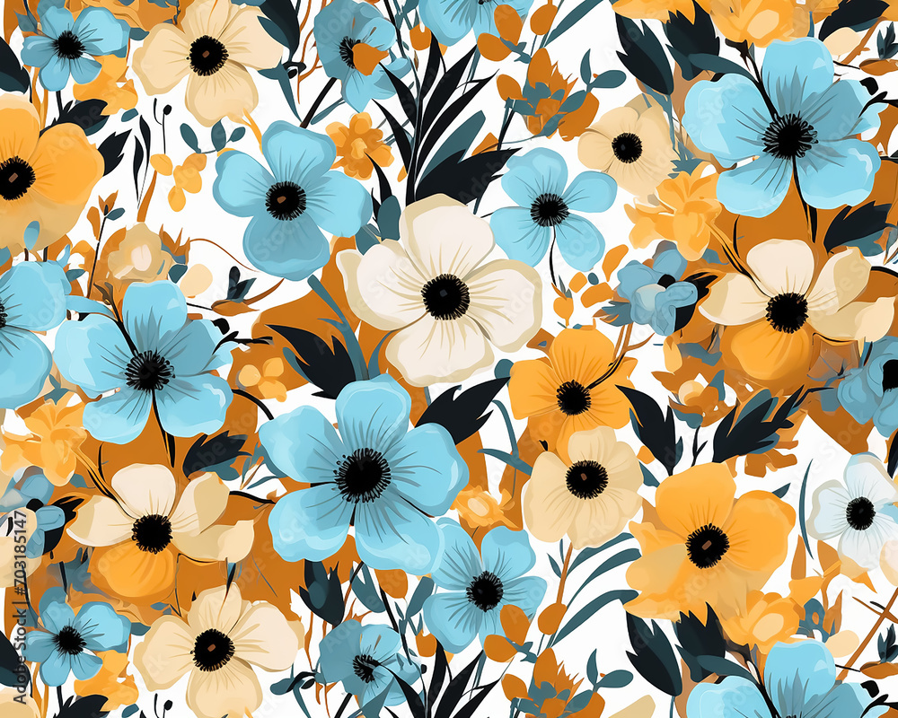 seamless floral background seamless floral background