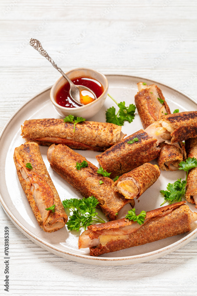 ham and cheese french whole wheat toast roll ups ham and cheese french whole wheat toast roll ups