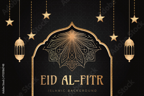 Ramadhan background, Eid al-Fitr background, Islamic new year background greeting card