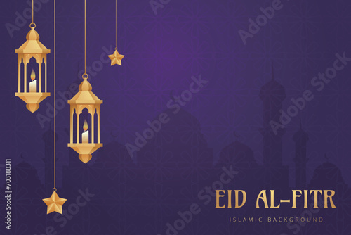 Ramadhan background, Eid al-Fitr background, Islamic new year background greeting card