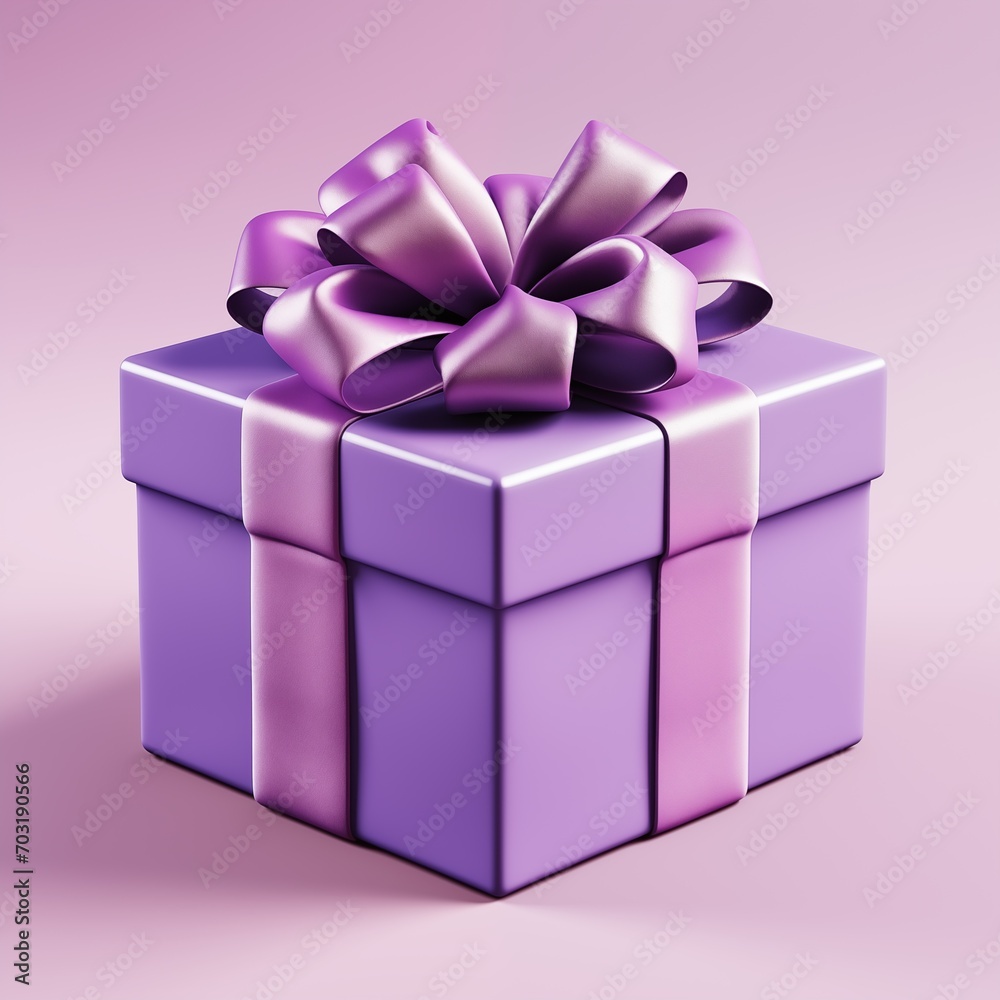 Gift box, cartoon game style. Gift box, cartoon game style.