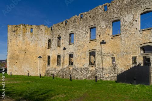 Old palais ruin called Koerich in the same named village,