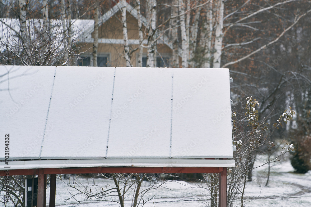 Solar Panels in Cold Weather Climates. Efficient and Safe Energy ...