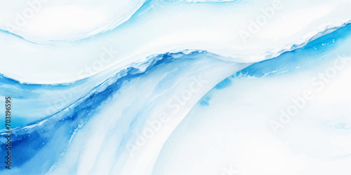  abstract soft blue and white abstract water color ocean wave texture background .Fluid blue ocean wave layer Tsunami wave background in flat cartoon style. Big blue tropical water splash.