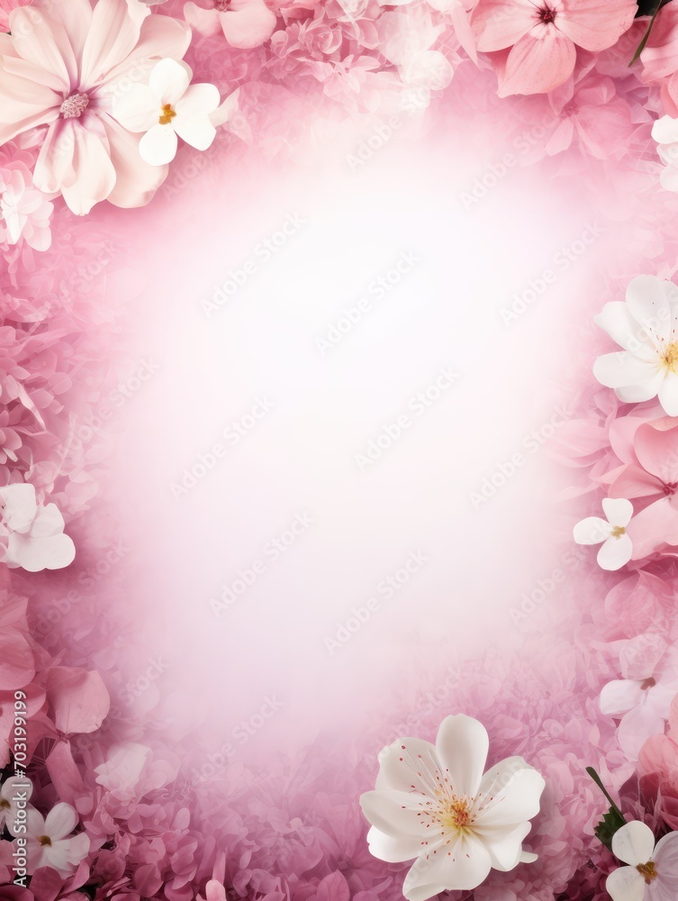 Fototapeta premium Floral element isolated on white background. Generative AI