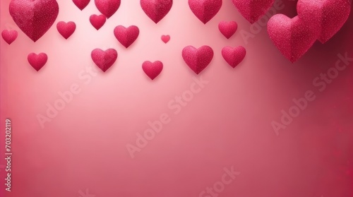 Valentine's background with pink hearts, Valentine background, Valentine wallpaper