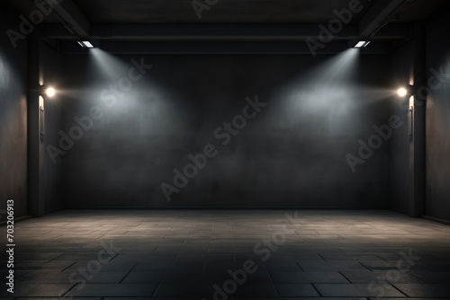 empty room with spotlights © VIRTUALISTIK