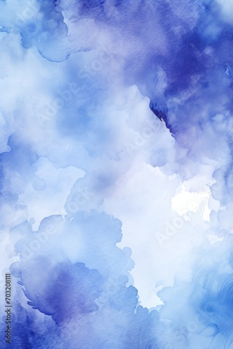 Indigo Blue watercolor abstract background