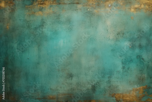 Grunge teal background