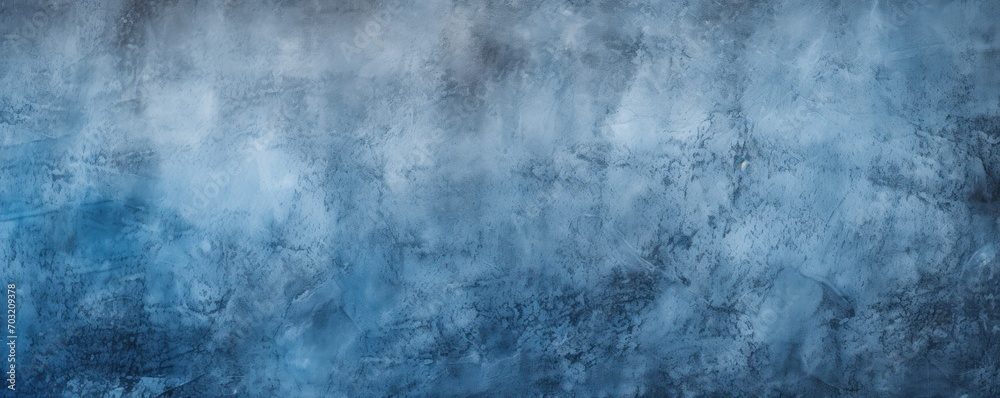 Indigo Blue background on cement floor texture 
