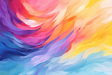 Colorful brush strokes painting background
