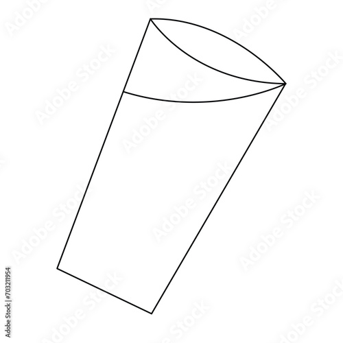  Continuous one line drawing of cocktail, summer fresh drink outline vector illustration and minimalist design