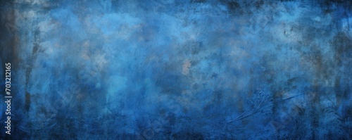Grunge royal blue background 