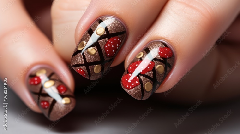 Manicure for Valentine's Day Manicure for Valentine's Day