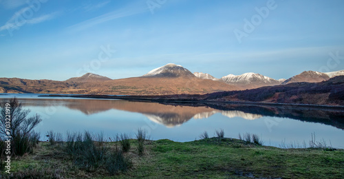 Fototapeta Naklejka Na Ścianę i Meble -  Beinn Alligin mountain range in Torridon, Scotland 