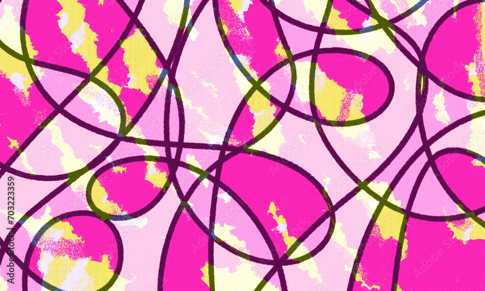 hand drawn line colorful pink ,violet , and soft pinkl color doodle abstract art background hand drawn line colorful pink ,violet , and soft pinkl color doodle abstract art background
