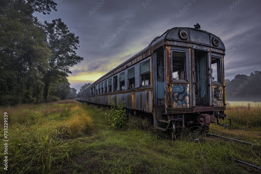Old Train. Capturing the Soul of Decommissioned Trains in a Stunning Photographic Journey Through Time and Decay