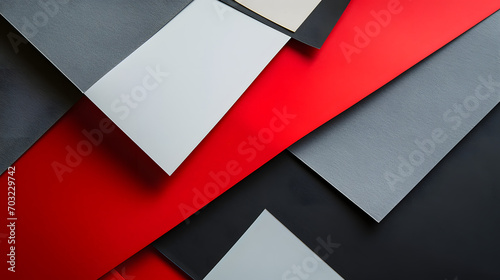 Grey red black white paper texture flat solid minimalist geometric pattern abstract background wallpaper