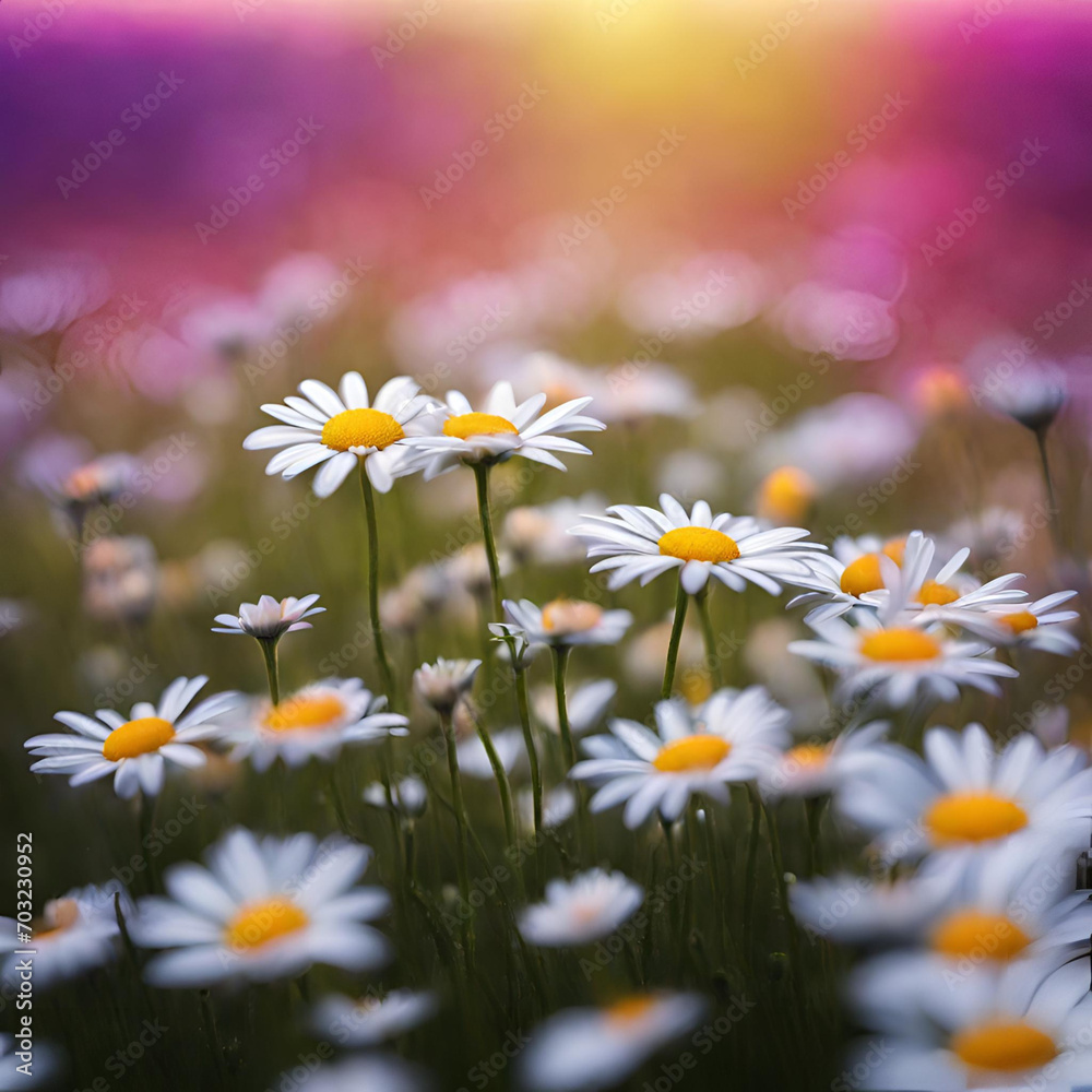 daisies in the field daisies in the field