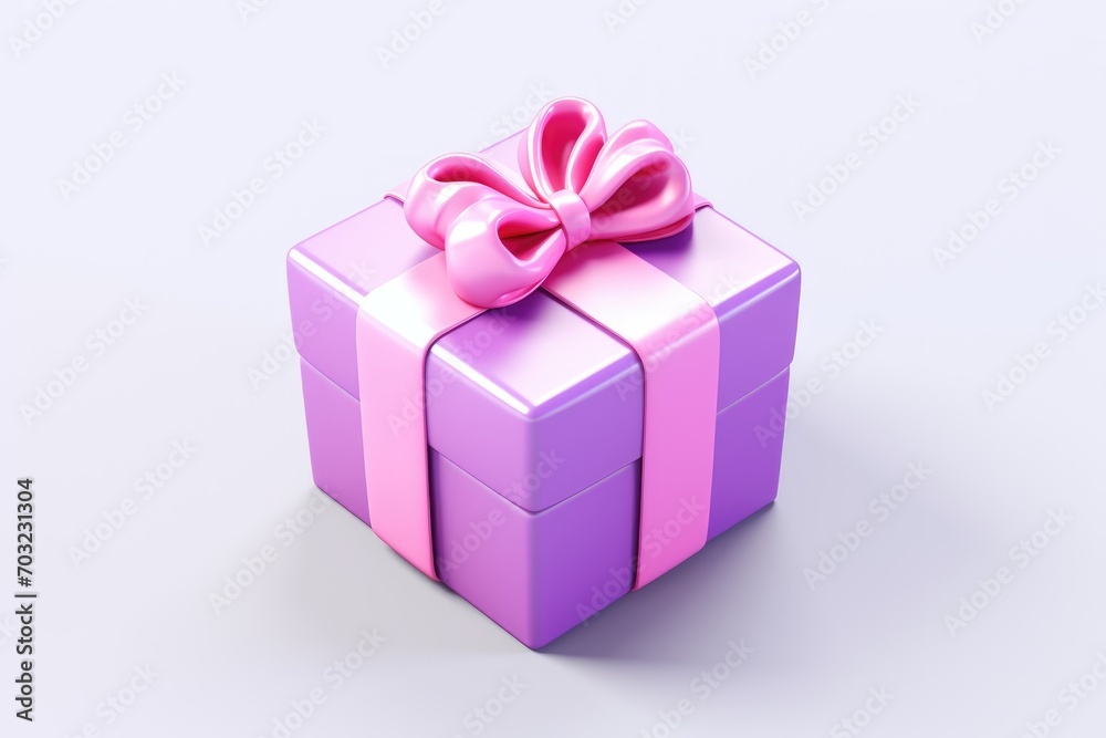 Obraz premium Happy Valentine's Day Three-dimensional chocolate cake gift set For lovers and important people