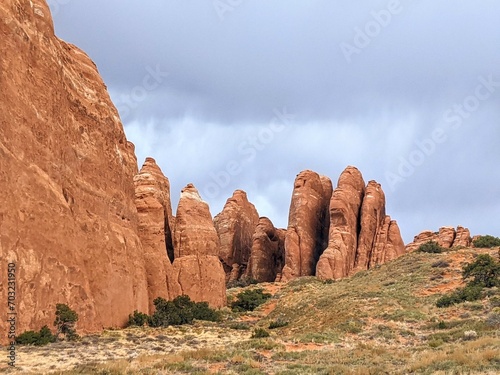 Fotografía The Fins at Arches National Park in Moab Utah