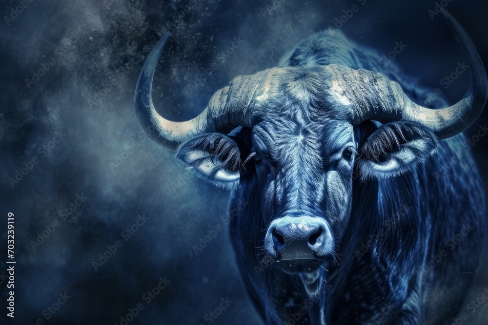 Naklejka premium Image illustration of taurus horoscope zodiac sign