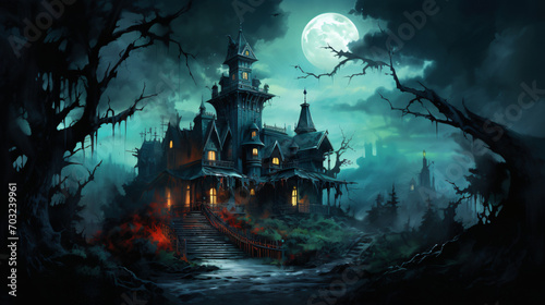 Mysterious Haunted Mansion