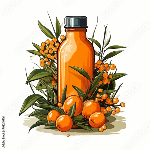 orange, fruit, food, berry, leaf, branch, sea-buckthorn, buckthorn, fresh, green, ripe, plant, healthy, isolated, mandarin, white, tangerine, nature, yellow, berries, citrus, fruits, leaves, medicine,