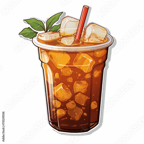 drink, glass, ice, tea, beverage, cocktail, lemon, cold, fruit, food, iced, isolated, alcohol, mint, refreshment, orange, white, sweet, fresh, juice, citrus, cola, slice, summer, dessert