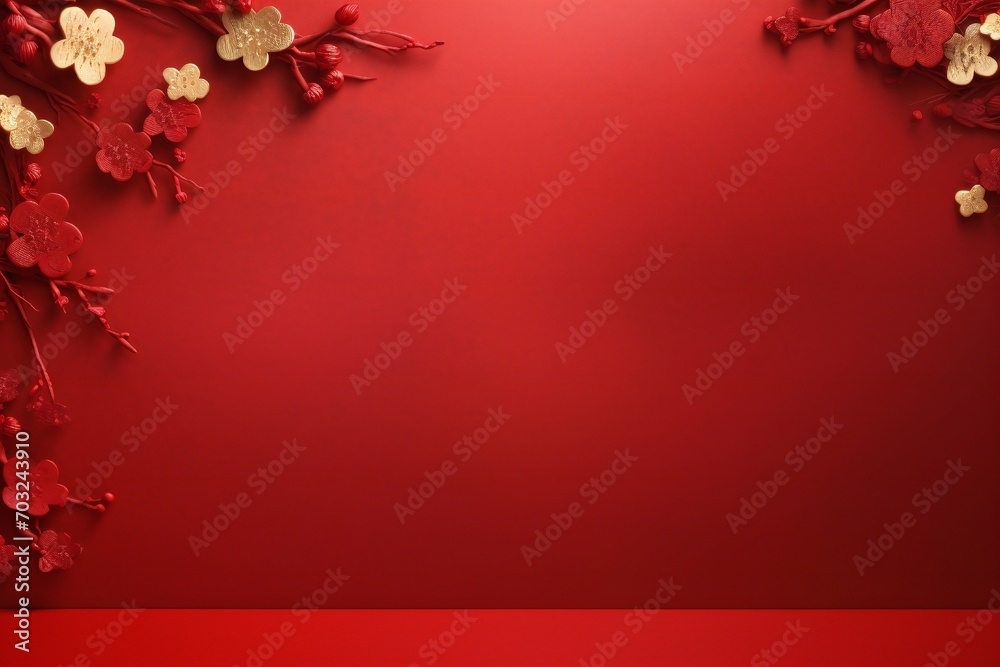 Chinese New Year dragon element background with empty copy space Generative AI
Chinese New Year dragon element background with empty copy space Generative AI