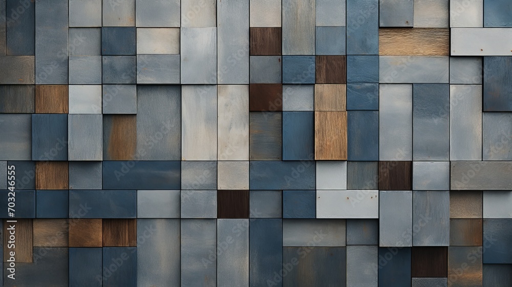 Close-Up of Square Wall