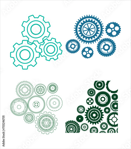 Trendy modern abstract background With Simple Shapes, Objects, Figures. Colorful Geometric Pattern. Trendy vector graphic elements for design. 