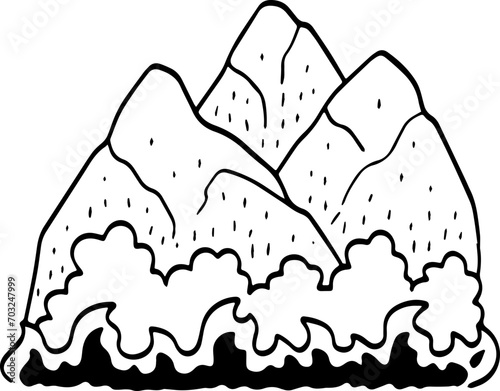cartoon wildfire drawing.