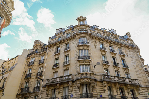 real estate , haussmannian architecture in Paris © eric