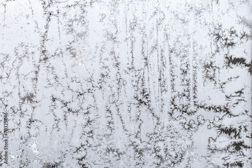Frosty pattern on the glass © Galina