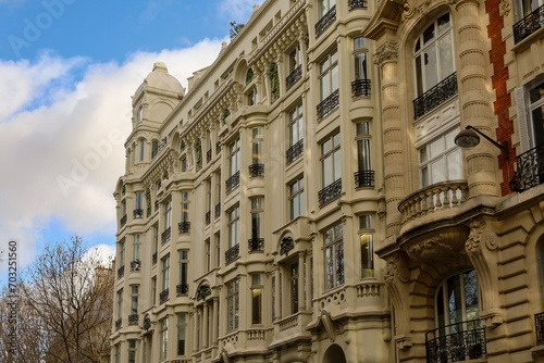 real estate , haussmannian architecture in Paris © eric