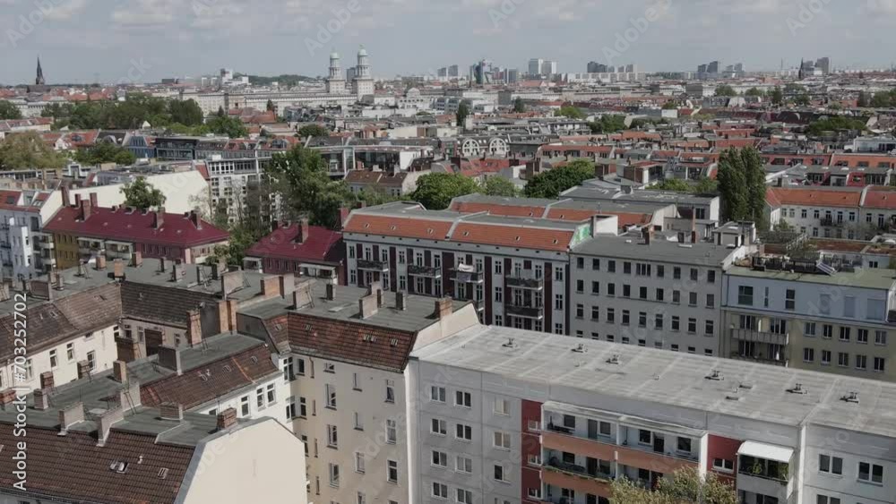 Berliner Häuser von oben