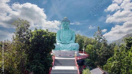 Big Buddha Daibutsu Wat Phra That Doi Phra Chan, Lampang, Thailand