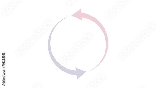 Refresh icon, sync repeat and reload arrow rotation icon symbol. exchange, convert button sign. update icon with Circular arrow . and arrow rotted animation Update Symbol. Refresh Sign. Seamles loopin